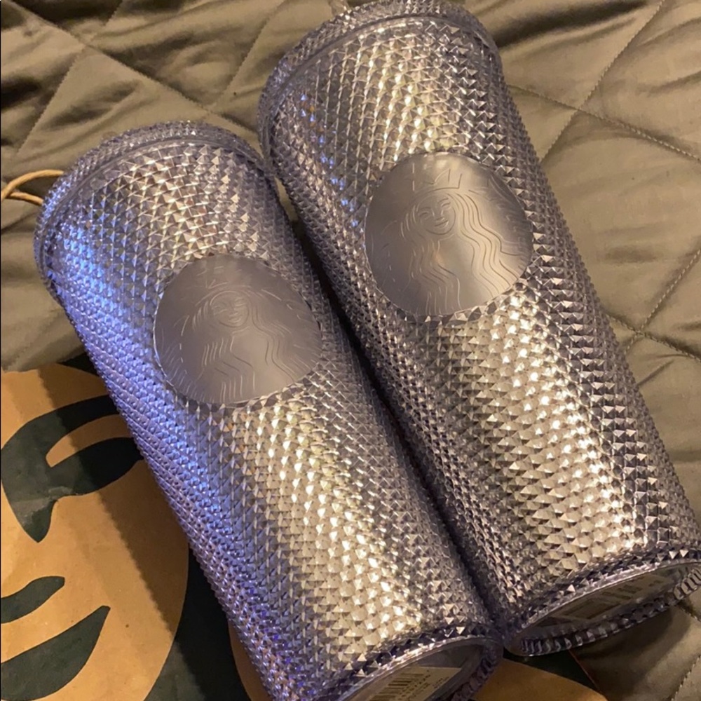Sliver Starbucks limited Edition spike cups